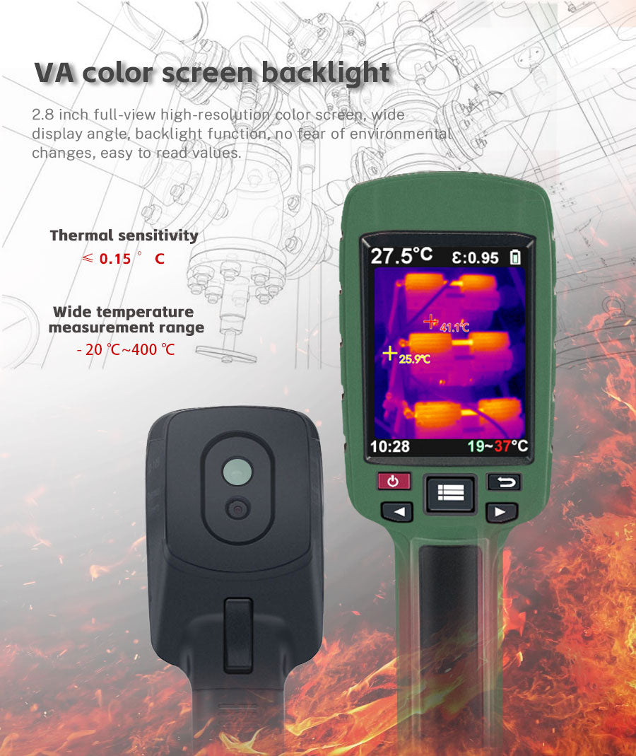 160*120 Full-view High-resolution Color Screen Cooled Binocular digital Imaging Cheap Scope Thermal Camera