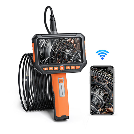 High resolution industrial video borescope inspection camera with 5.5 inmm cable camera